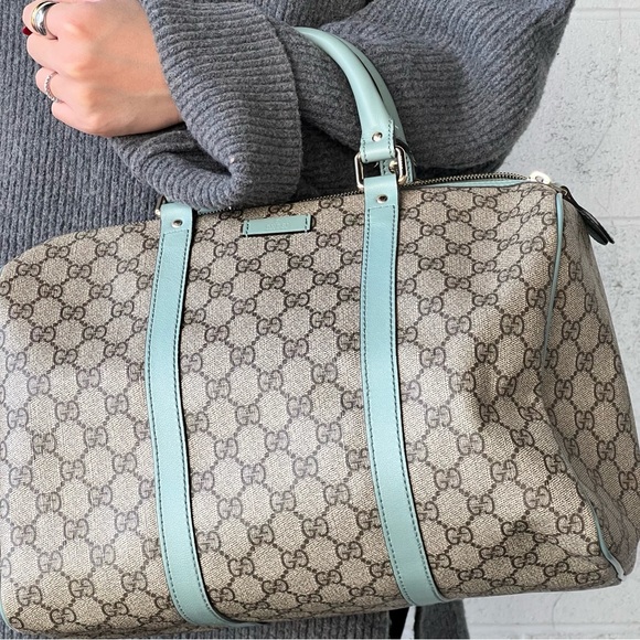 GUCCI BOSTON LEATHER BOWLING BAG - Picture 5 of 9